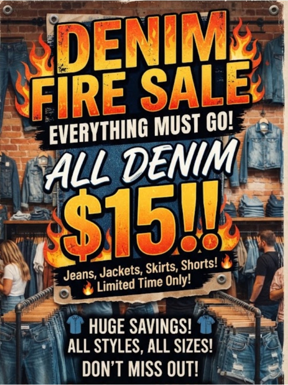 Denim Fire Sale  - All Denim